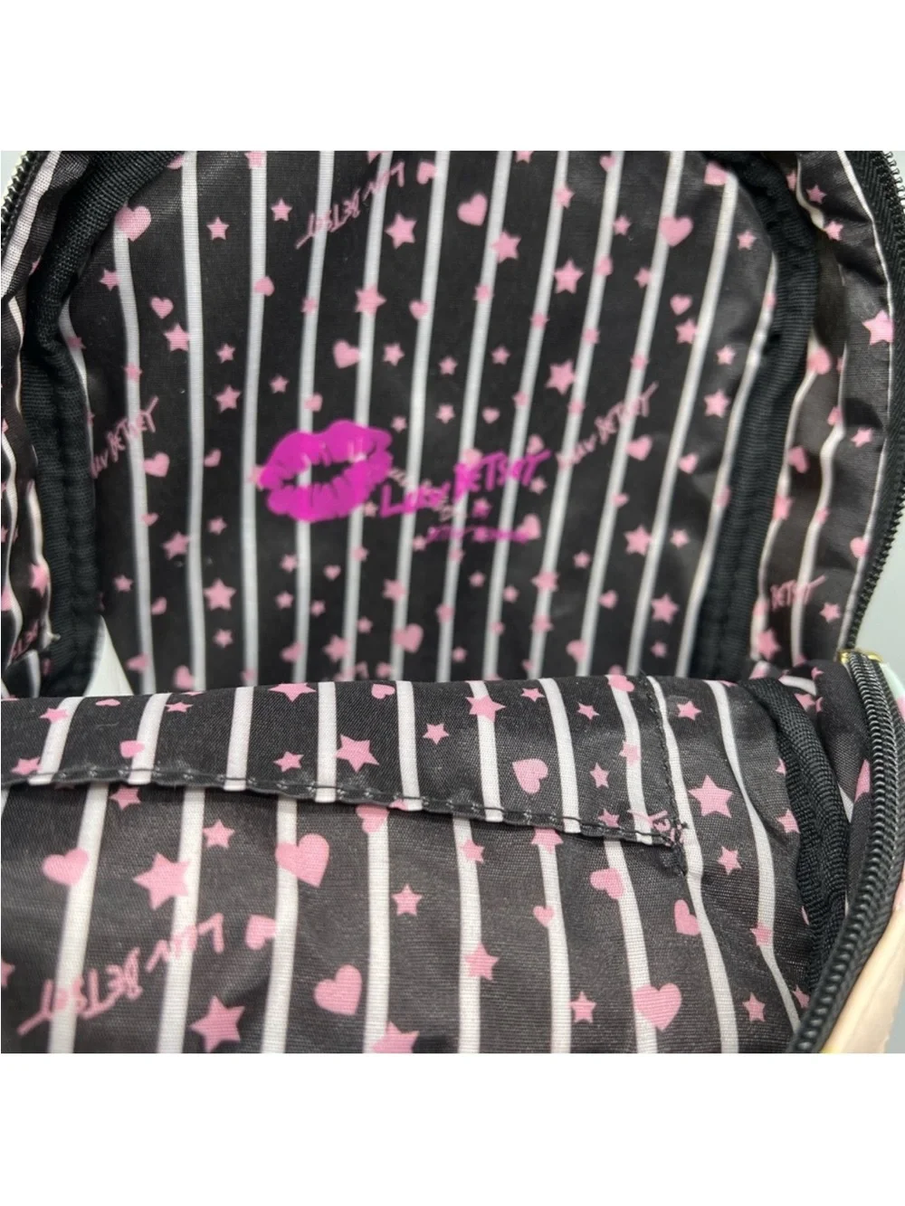Betsey Johnson Pastel Quilted Mini Backpack